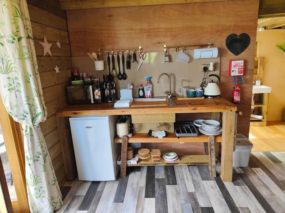 Little Swelle Cabin With Awesome Sea Views Poundstock Exterior foto